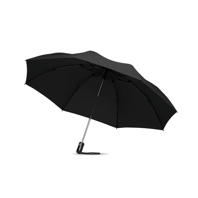 DUNDEE FOLDABLE - Umbrelă pliabilă reversibilă   MO9092-03, Negru