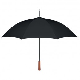 GALWAY - Umbrelă cu mâner din lemn      MO9601-03, Negru