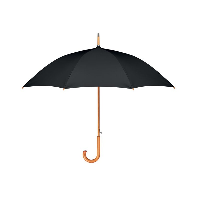 CUMULI RPET - Umbrelă de 23.5 inchi RPET MO9629-03, Negru CUMULI RPET - Umbrelă de 23.5 inchi RPET MO9629-03, Negru