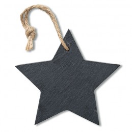 SLATESTAR - Ornament stea din ardezie      CX1434-03, Negru