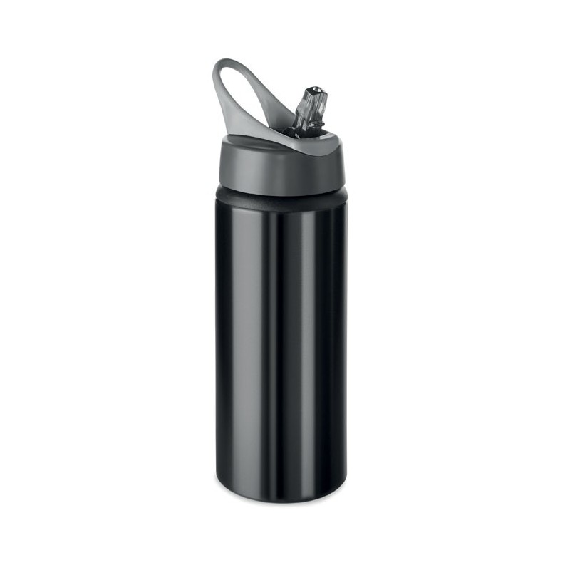 ATLANTA - Sticlă din aluminiu de 600 ml  MO9840-03, Negru