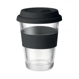 ASTOGLASS - Pahar din sticlă de 350 ml     MO9992-03, Negru