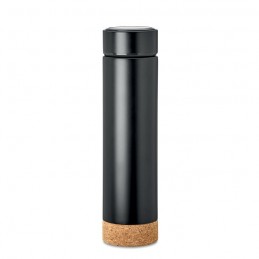 POLE CORK - Termos cu plută 450 ml         MO9946-03, Negru