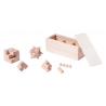 Genium. 3 IN 1 puzzle in cutie lemn natur  AP781685, NATUR