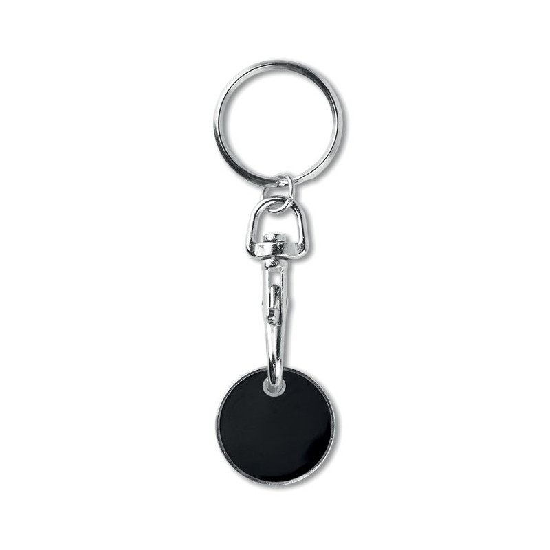 TOKENRING - Breloc cu jeton (€uro token) MO9748-03, Negru TOKENRING - Breloc cu jeton (€uro token) MO9748-03, Negru
