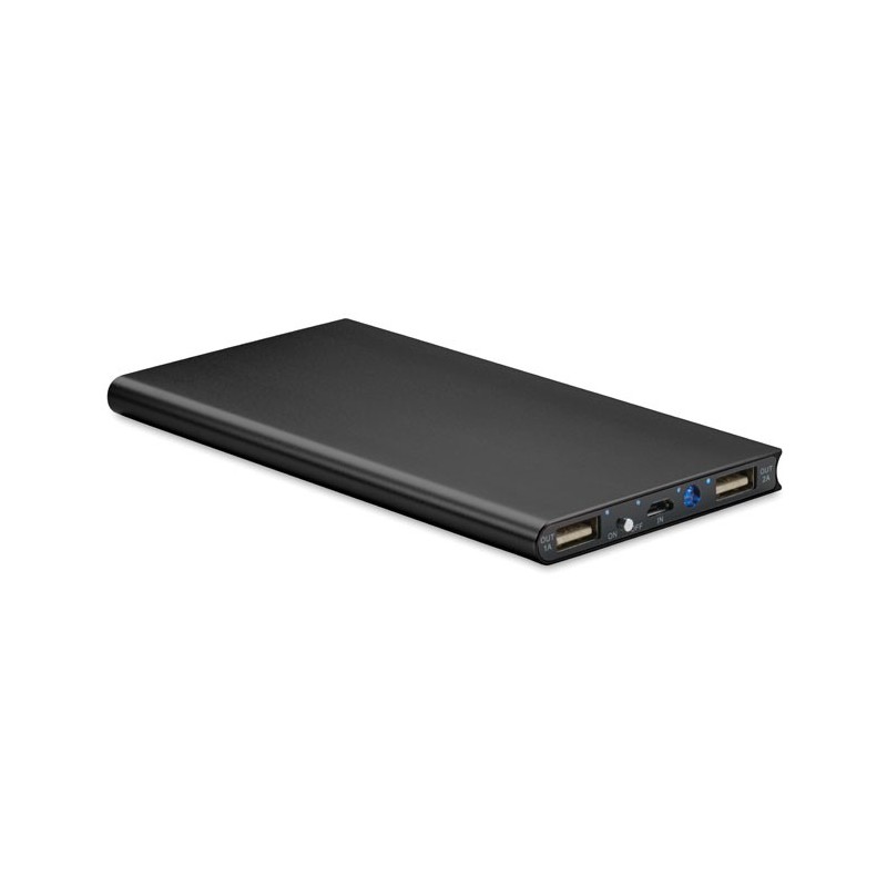 POWERFLAT8 - Baterie externă 8000 mAh MO8839-03, Negru POWERFLAT8 - Baterie externă 8000 mAh MO8839-03, Negru