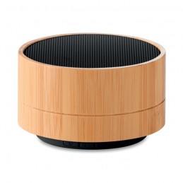 SOUND BAMBOO - Boxă Bluetooth din bambus 3W   MO9609-03, Negru