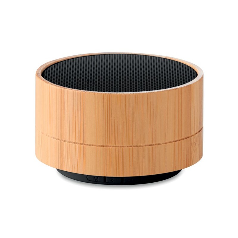 SOUND BAMBOO - Boxă Bluetooth din bambus 3W   MO9609-03, Negru