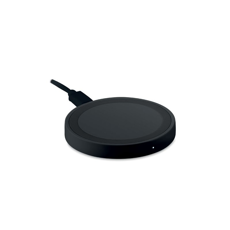 WIRELESS PLATO - Încărcător rotund mic          MO9446-03, Negru