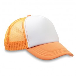 TRUCKER CAP - Şapcă din poliester (plasă, în MO8594-71, neon Portocaliu