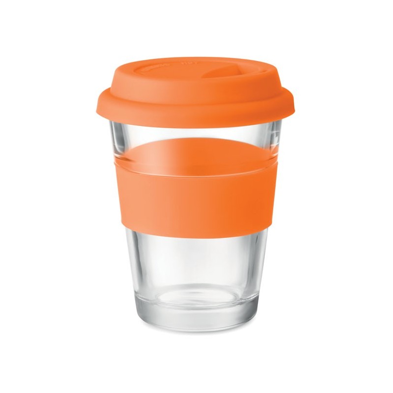 ASTOGLASS - Pahar din sticlă de 350 ml MO9992-10, Portocaliu ASTOGLASS - Pahar din sticlă de 350 ml MO9992-10, Portocaliu