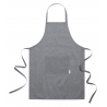 Cuoco. șorț din bumbac 100% reciclat cu buzunar frontal, 140 g/m² - negru, AP721940-10