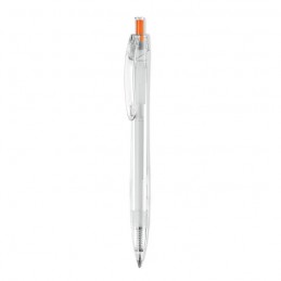 RPET PEN - Pix cu buton din RPET          MO9900-10, Portocaliu