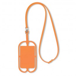 SILIHANGER - Suport silicon telefon         MO8898-10, Portocaliu