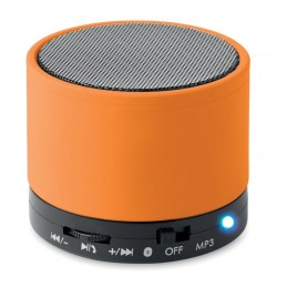 ROUND BASS - Boxă rotundă Bluetooth         MO8726-10, Portocaliu