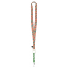 Subyard Drink Safe Eco. lanyard cu sublimare, alb - AP718525