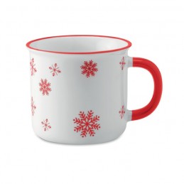 SONDRIO MUG - Cană vintage Crăciun           CX1452-05, Rosu