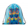 CreaDraw Kids RPET, sac personalizat policromie full, cu cordon, pentru copii - AP716414-10, negru
