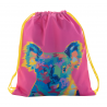 CreaDraw Kids, sac personalizat full color, cu cordon, pentru copii - AP716413-02, galben