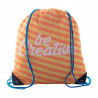 CreaDraw Plus, sac cu cordon, personalizat policromie- AP716403-06, albastru
