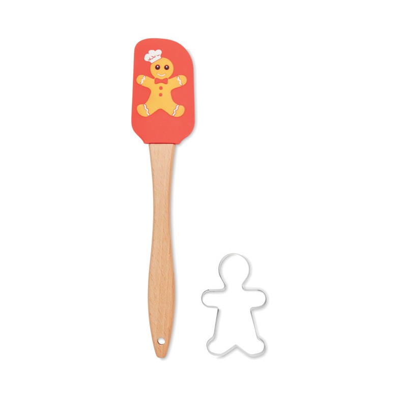 SWEET SET, Set de spatule din silicon     CX1490-05, Red