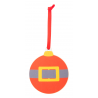 Skaland, Ornament pentru pomul de Crăciun, burta Moșului - AP716490-D, roșu