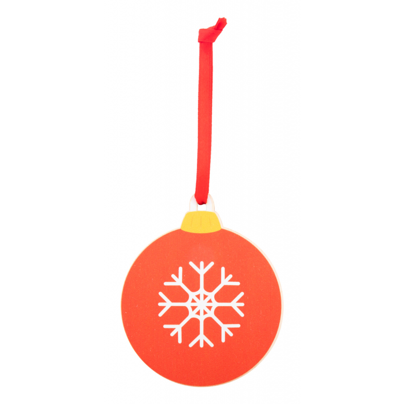Skaland, Ornament pentru pomul de Crăciun, fulg de nea - AP716490-E, roșu