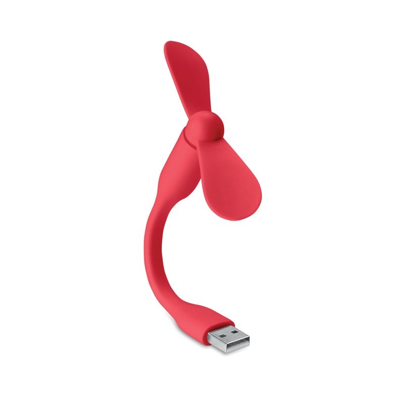 TATSUMAKI - Ventilator portabil USB MO9063-05, Rosu TATSUMAKI - Ventilator portabil USB MO9063-05, Rosu