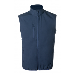 Jandro, Vestă softshell RPET - AP722394-06A_L, albastru închis