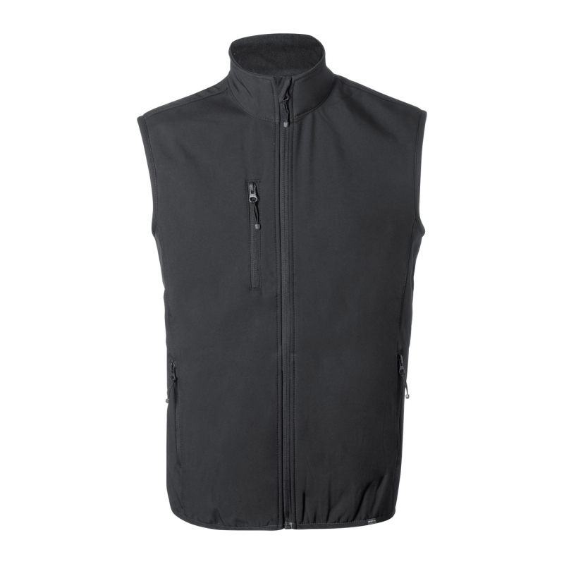 Jandro, Vestă softshell RPET - AP722394-10_S, negru