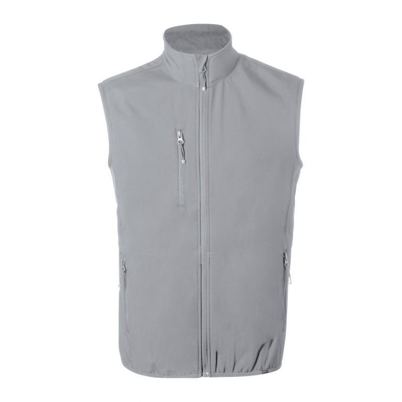 Jandro, Vestă softshell RPET - AP722394-77_XXL, gri