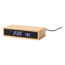 Islum, alarm clock wireless charger - AP722410, natural