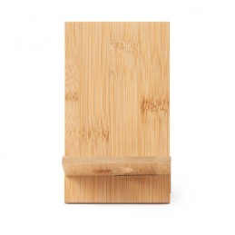 LYRA. Perfect mobile stand in natural bamboo, to charge your Smartphone in a comfortable way - SO3010, BEIGE