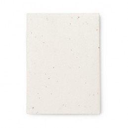 GARO. Notepad with recycled and biodegradable paper covers with seeds - NB8085, BEIGE