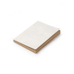 GARO. Notepad with recycled and biodegradable paper covers with seeds - NB8085, BEIGE