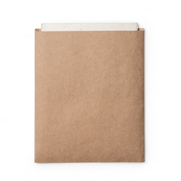 SAGRA. A6 notebook with recycled and biodegradable paper covers with seeds - NB8086, BEIGE