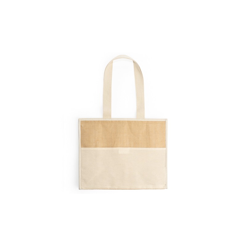 VENICE. Cooler bag in laminated jute - TB7161, BEIGE