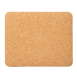 LEBAK. Mouse pad with natural cork surface and non-slip base - AL2993, BEIGE