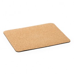 LEBAK. Mouse pad with natural cork surface and non-slip base - AL2993, BEIGE