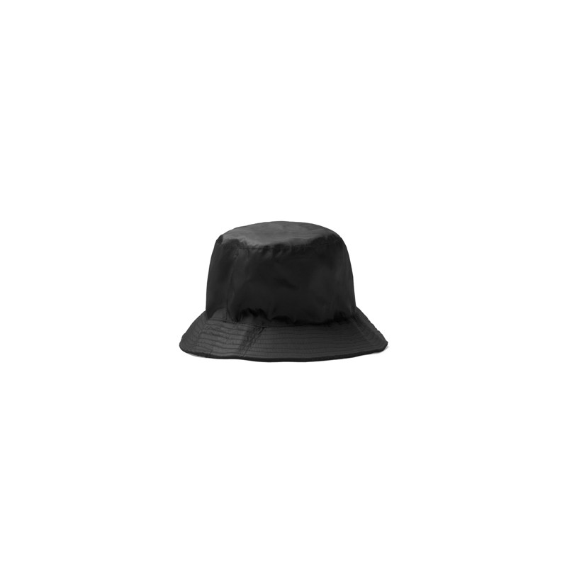 FROSTY. Reversible bucket hat in nylon and fleece lining - GR6998, BLACK