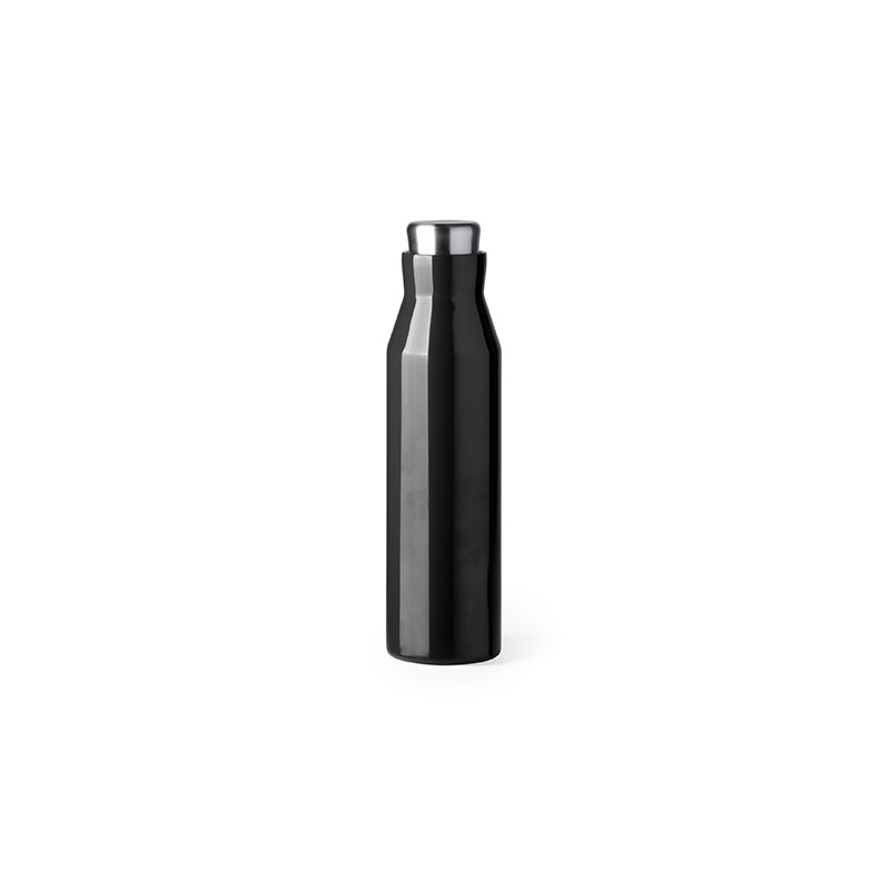 TORKE. Double wall thermos bottle in 304 stainless steel - BI4139, BLACK