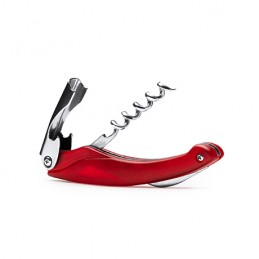 GARNAC. Classic stainless steel corkscrew with folding blade and bottle opener - SC4118, BLACK