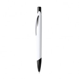 CITIX. Ball pen with matching push button and tip in a two-colour finish - BL8099, BLACK