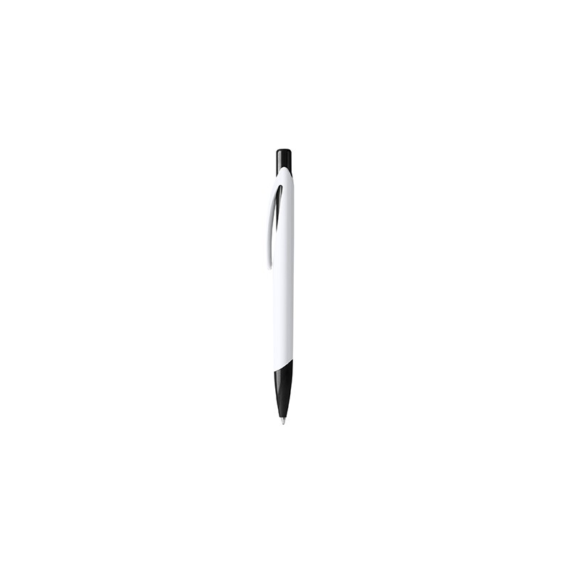 CITIX. Ball pen with matching push button and tip in a two-colour finish - BL8099, BLACK