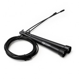 ROCKY. Adjustable technical skipping rope (300 cm long) - CP7094, BLACK