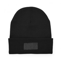 BULNES. Beanie hat in double-layer polyester - GR6997, BLACK