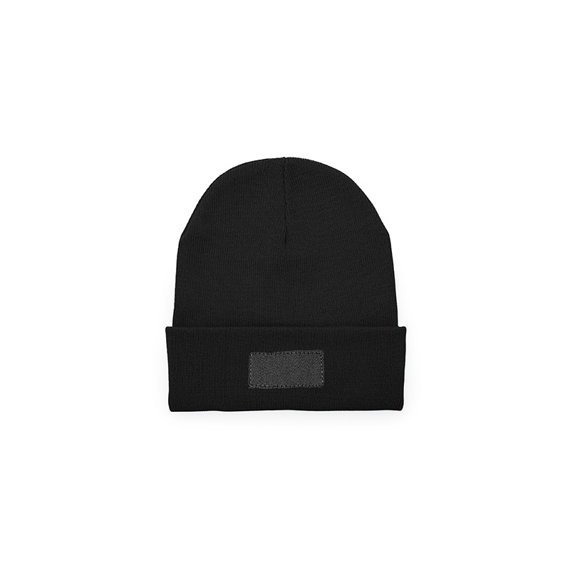 BULNES. Beanie hat in double-layer polyester - GR6997, BLACK