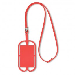 SILIHANGER - Suport silicon telefon         MO8898-05, Rosu