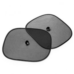 MACK. Set of 2 foldable sun shields for car windows to protect you from the sun - PS1007, BLACK