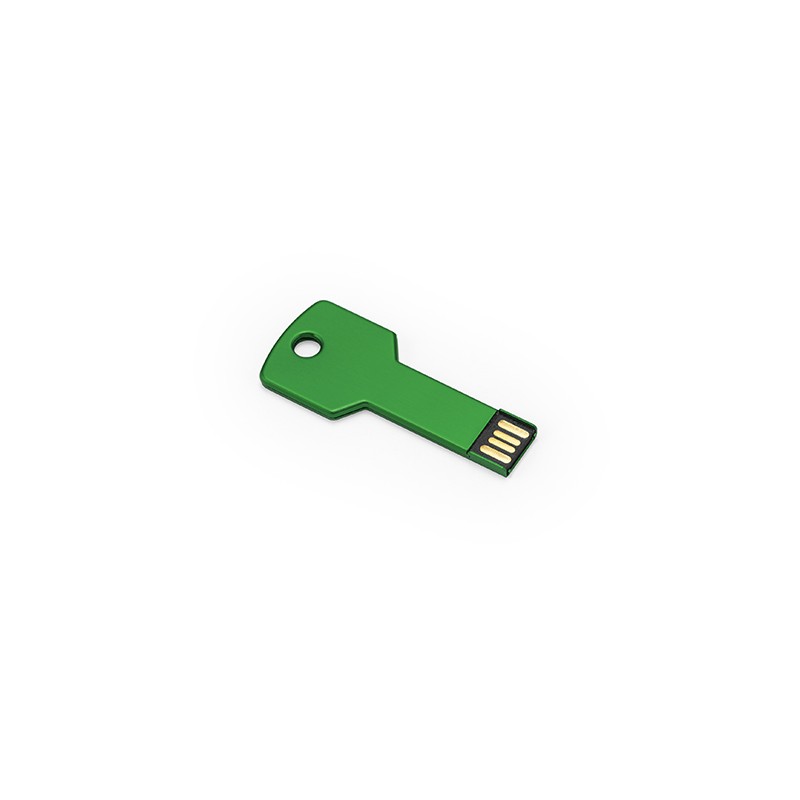 CYLON. Memorie USB 2.0 (16GB). Prezentare în cutie metalică cu fereastră. - US4187, FERN GREEN